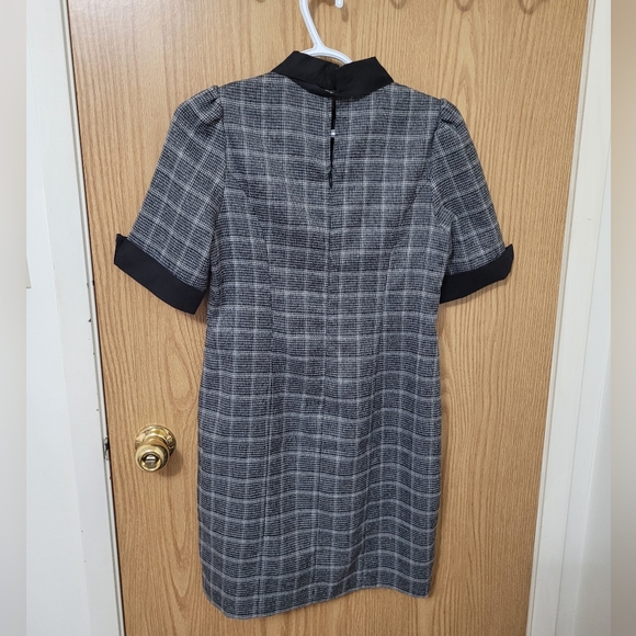 EATME shirt collar pleated wrap dress - Picture 6 of 11